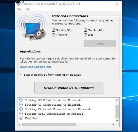 Windows 10 Update Switch 1.0.1.103 فعال و غیرفعال سازی آپدیت ویندوز 10 Windows 10 Update Switch 1.0.1.103 فعال و غیرفعال سازی آپدیت ویندوز 10