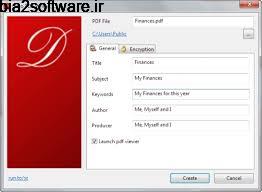 Doro PDF Writer 2.04 پرینتر PDF Doro PDF Writer 2.04 پرینتر PDF