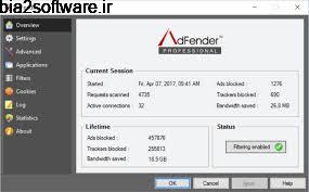 AdFender 2.0 Final حذف تبلیغات مزاحم اینترنتی AdFender 2.0 Final حذف تبلیغات مزاحم اینترنتی