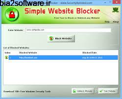 Simple Website Blocker 4.0 جلوگیری از دسترسی به وب سایت ها Simple Website Blocker 4.0 جلوگیری از دسترسی به وب سایت ها