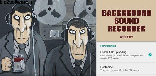 ضبط صدای پس زمینه Background Sound Recorder 2.48 ضبط صدای پس زمینه Background Sound Recorder 2.48