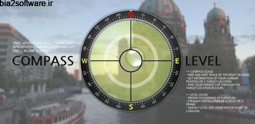 تبدیل گوشی به قطب نما Compass Level & GPS 2.4.10 build 230 تبدیل گوشی به قطب نما Compass Level & GPS 2.4.10 build 230