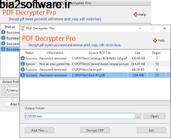 PDF Decrypter Pro 4.2.0 حذف پسورد فایل های PDF PDF Decrypter Pro 4.2.0 حذف پسورد فایل های PDF