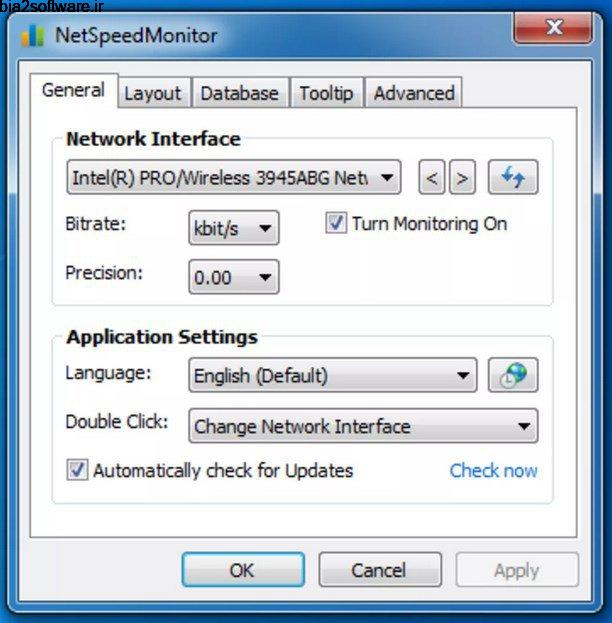 NetSpeedMonitor 2.5.4.0 نمایش سرعت اینترنت در ویندوز NetSpeedMonitor 2.5.4.0 نمایش سرعت اینترنت در ویندوز