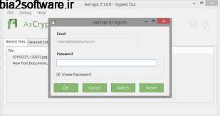 AxCrypt 1.7.3156 رمزگذاری ایمن فایل ها AxCrypt 1.7.3156 رمزگذاری ایمن فایل ها