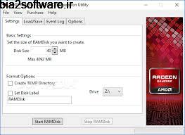 RAMDisk 4.4.0 RC 32 ساخت درایو مجازی RAMDisk 4.4.0 RC 32 ساخت درایو مجازی