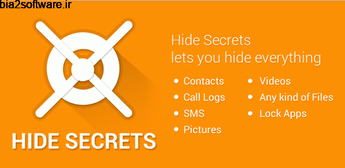 Hide Secrets Premium – Pics, SMS, Apps v4.1 مخفی کردن اطلاعات اندروید Hide Secrets Premium – Pics, SMS, Apps v4.1 مخفی کردن اطلاعات اندروید