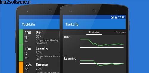 TaskLife Performance Tracker v20.1 برنامه ریزی فعالیت های اندروید TaskLife Performance Tracker v20.1 برنامه ریزی فعالیت های اندروید