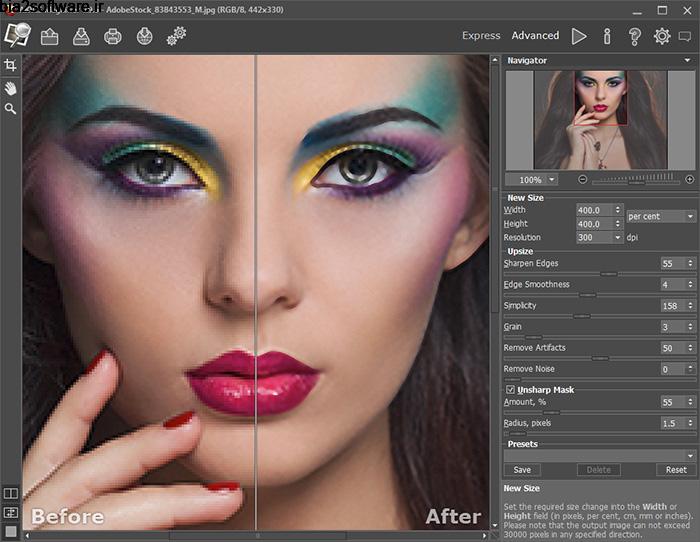 بزرگنمایی عکس بدون کاهش کیفیت AKVIS Magnifier 5.5 بزرگنمایی عکس بدون کاهش کیفیت AKVIS Magnifier 5.5
