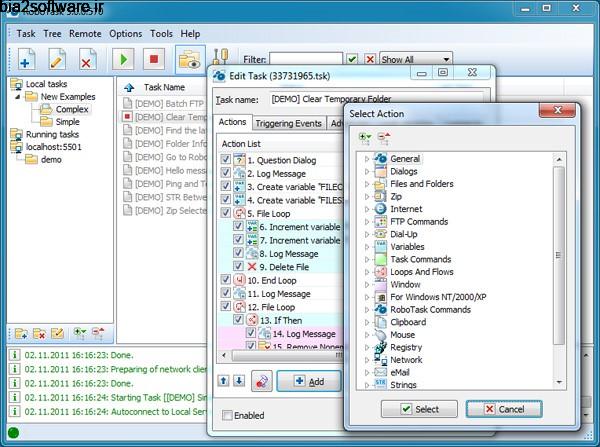 ضبط و تکرار کارها در ویندوز RoboTask 5.3 ضبط و تکرار کارها در ویندوز RoboTask 5.3