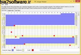 مشاهده ساعات کارکرد کامپیوتر PC Usage Viewer 2 مشاهده ساعات کارکرد کامپیوتر PC Usage Viewer 2