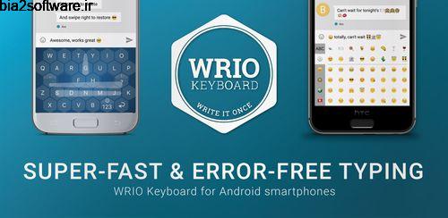 WRIO Keyboard (+2500 emoji) v1.4 کیبورد شش ضلعی اندروید WRIO Keyboard (+2500 emoji) v1.4 کیبورد شش ضلعی اندروید