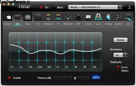 Prosoft Hear 1.0.1739 افزایش صدای ویدئو و موسیقی Prosoft Hear 1.0.1739 افزایش صدای ویدئو و موسیقی