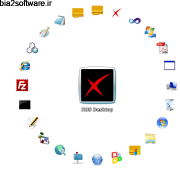 تغییر ظاهر دسکتاپ و دسترسی سریع منوها XUS Launcher 2.5 Pro تغییر ظاهر دسکتاپ و دسترسی سریع منوها XUS Launcher 2.5 Pro