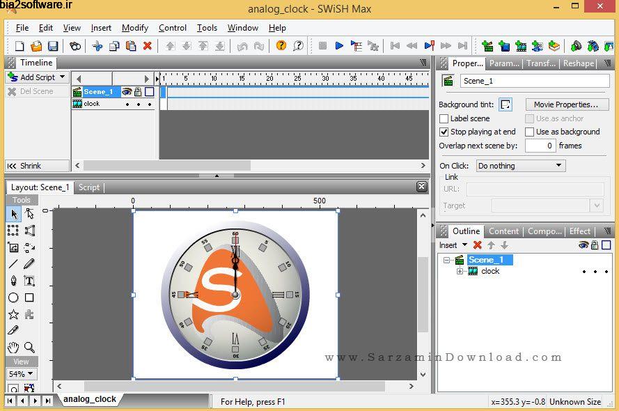 ساخت فلش، سوییش مکس SWiSH Max 4 Build 2011 ساخت فلش، سوییش مکس SWiSH Max 4 Build 2011