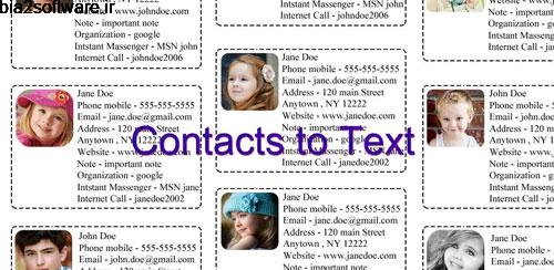 Contacts to Text Pro v1.1.3 گرفتن بکاپ از شماره ها در اندروید Contacts to Text Pro v1.1.3 گرفتن بکاپ از شماره ها در اندروید