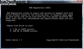 رفع بد سکتور هارد HDD Regenerator 2013 v1.71 رفع بد سکتور هارد HDD Regenerator 2013 v1.71