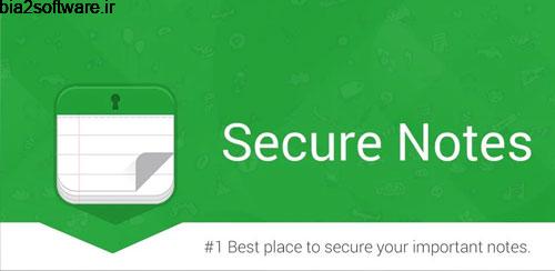 Secure Notes 1.4.1 یادداشت برداری ایمن اندروید Secure Notes 1.4.1 یادداشت برداری ایمن اندروید