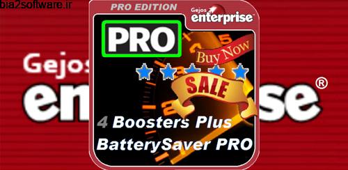 BOOSTERS PLUS BATTERYSAVER PRO v5.9.4 بهینه ساز باتری اندروید BOOSTERS PLUS BATTERYSAVER PRO v5.9.4 بهینه ساز باتری اندروید
