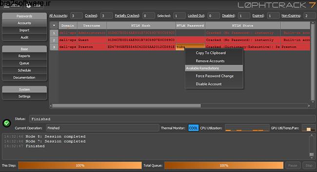 پیدا کردن پسورد ویندوز (برای ویندوز) L0phtCrack Password Auditor 7.0.14 پیدا کردن پسورد ویندوز (برای ویندوز) L0phtCrack Password Auditor 7.0.14