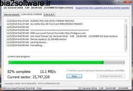 فرمت کارخانه ای هارد دیسک (برای ویندوز) HDD Low Level Format Tool 4.40 فرمت کارخانه ای هارد دیسک (برای ویندوز) HDD Low Level Format Tool 4.40