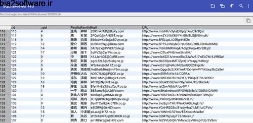 SQLite Viewer Pro v0.12 نمایش دیتابیس اسکیولایت اندروید SQLite Viewer Pro v0.12 نمایش دیتابیس اسکیولایت اندروید