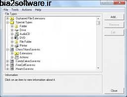 مدیریت پسوند فایل ها (برای ویندوز) File Type Manager 2.0.1 Windows مدیریت پسوند فایل ها (برای ویندوز) File Type Manager 2.0.1 Windows
