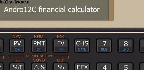 Andro12C financial calculator v2.05 ماشین حساب اندروید Andro12C financial calculator v2.05 ماشین حساب اندروید