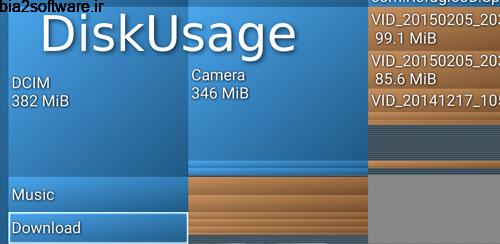 DiskUsage v3.5.3 مشاهده فضای اشغال شده گوشی اندروید DiskUsage v3.5.3 مشاهده فضای اشغال شده گوشی اندروید