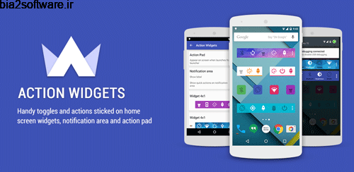 Action Widgets FULL v1.2 ابزارک اکشن برای اندروید Action Widgets FULL v1.2 ابزارک اکشن برای اندروید