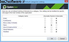 کنترل کامپیوتر و برنامه های استفاده شده OptimUser 1.4 کنترل کامپیوتر و برنامه های استفاده شده OptimUser 1.4