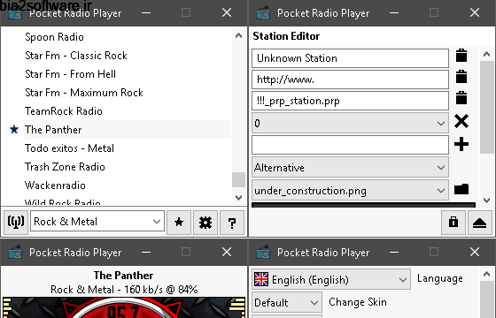 پخش کانال های رادیویی (برای ویندوز) Pocket Radio Player 170318 Windows پخش کانال های رادیویی (برای ویندوز) Pocket Radio Player 170318 Windows