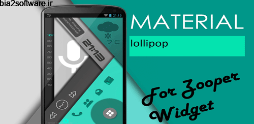 material lollipop ZooperWidget v1.02 تم متریال زوپر ویجت اندروید material lollipop ZooperWidget v1.02 تم متریال زوپر ویجت اندروید
