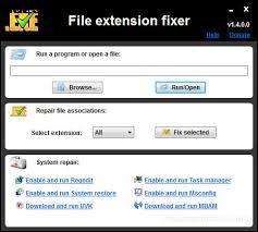 تعمیر پسوند برنامهها (برای ویندوز) File Extension Fixer 1.9.0.0 Windows تعمیر پسوند برنامهها (برای ویندوز) File Extension Fixer 1.9.0.0 Windows