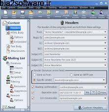 ارسال خودکار و انبوه ایمیل Gammadyne Mailer 51.0 Windows ارسال خودکار و انبوه ایمیل Gammadyne Mailer 51.0 Windows