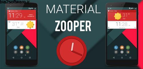 Material Zooper v1.00 افزونه ویجت زوپر برای اندروید Material Zooper v1.00 افزونه ویجت زوپر برای اندروید