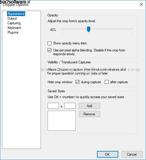 تصویر برداری از بخش های مختلف صفحه Cropper 1.10.0 Windows تصویر برداری از بخش های مختلف صفحه Cropper 1.10.0 Windows