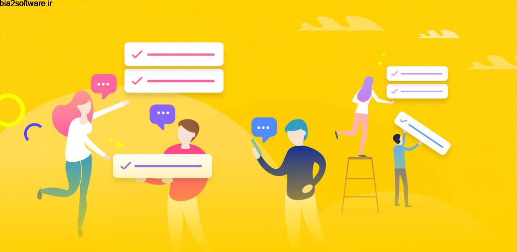 Taskade — Task Lists with Video Chat. Remote Tool 3.0.3 مدیریت فعالیت ها تیمی مخصوص اندروید Taskade — Task Lists with Video Chat. Remote Tool 3.0.3 مدیریت فعالیت ها تیمی مخصوص اندروید