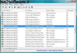 مدیریت یو اس بی های متصل به سیستم USBDeview 2.70 Windows مدیریت یو اس بی های متصل به سیستم USBDeview 2.70 Windows