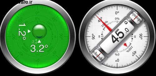 Clinometer + bubble level v2.2 اندازه گرفتن شیب خطوط Clinometer + bubble level v2.2 اندازه گرفتن شیب خطوط