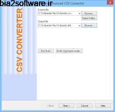 تبدیل فایل های CSV Advanced CSV Converter 6.45 Windows تبدیل فایل های CSV Advanced CSV Converter 6.45 Windows