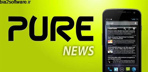 Pure news widget (scrollable) v1.4.5 ویجت برای اندروید Pure news widget (scrollable) v1.4.5 ویجت برای اندروید
