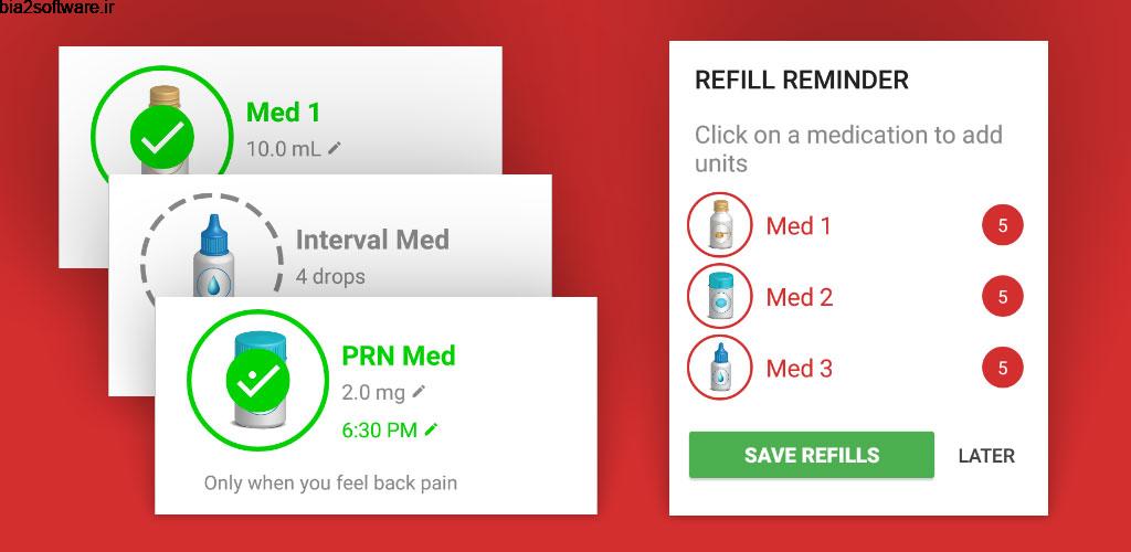 Medica Medication Reminder & Pill Tracker Full 8.1.1 یادآوری مصرف دارو اندروید Medica Medication Reminder & Pill Tracker Full 8.1.1 یادآوری مصرف دارو اندروید