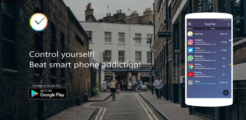 StayFree Premium 6.4.4 کنترل و مدیریت میزان استفاده از گوشی مخصوص اندروید StayFree Premium 6.4.4 کنترل و مدیریت میزان استفاده از گوشی مخصوص اندروید