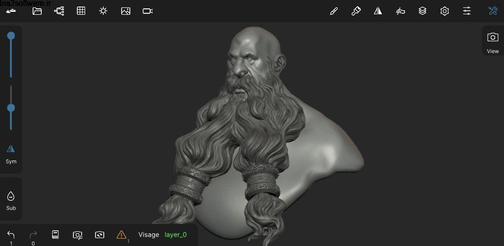 Nomad Sculpt 1.32.2 طراحی و مجسه سازی اندروید Nomad Sculpt 1.32.2 طراحی و مجسه سازی اندروید